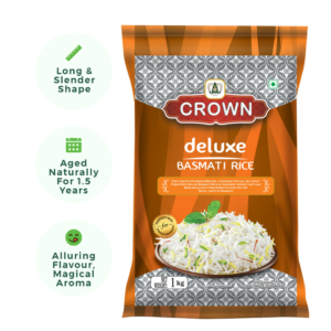Crown Deluxe Basmati rice